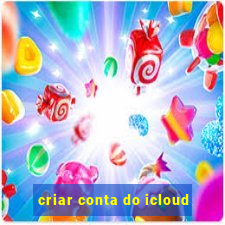 criar conta do icloud